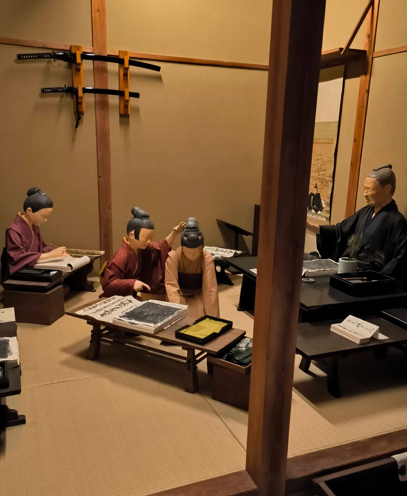 Terakoya classroom at the Edo-Tokyo Museum
